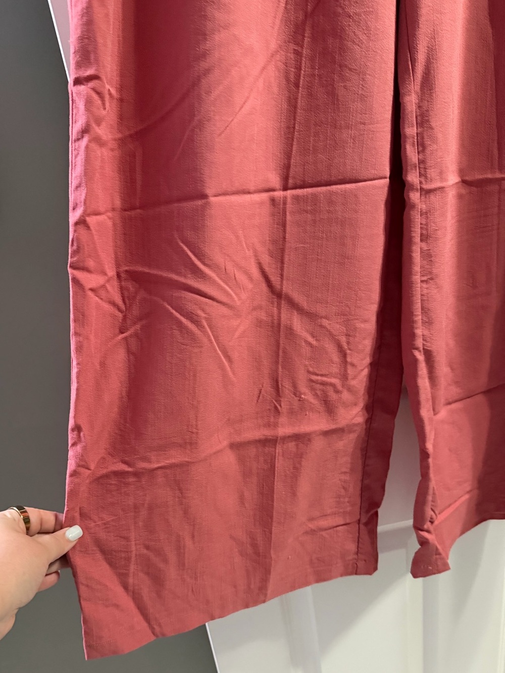 Women's Wide-Leg Palazzo Pants in Dusty Rose - NWT! - Picture 4 of 11